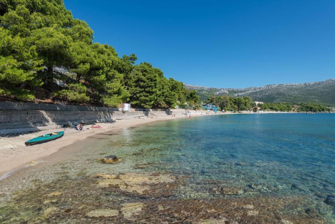 Luxury Beachfront Villa Mare With Private Pool At The Beach Orebic - Peljesac Exterior foto